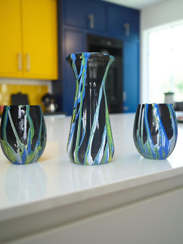 Miami Vase & Candle Set