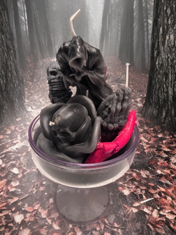 Reaper Mourning Candle