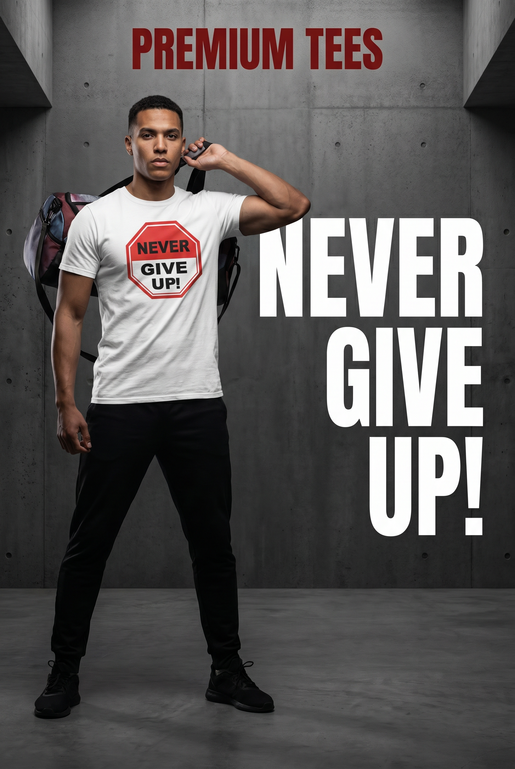 Never Give Up T-shirt