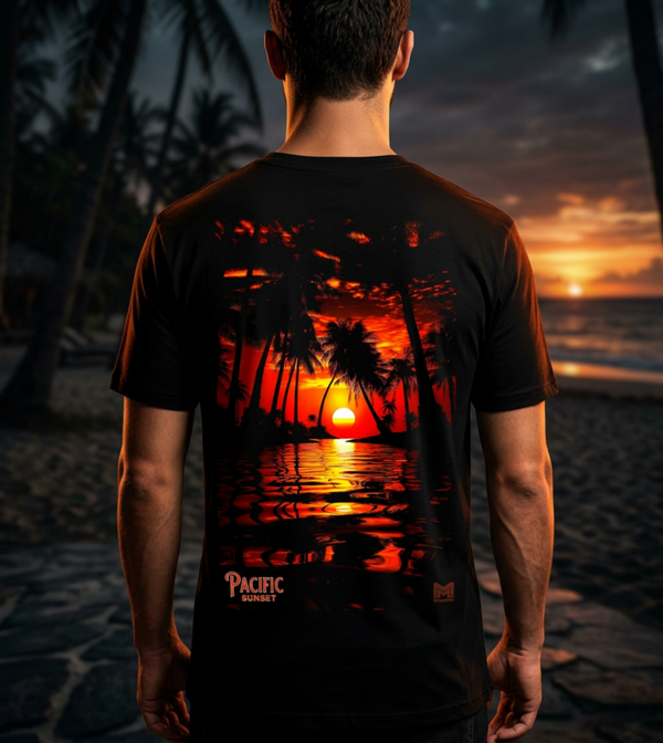 Pacific Sunset DTF Print + FREE SHIPPING