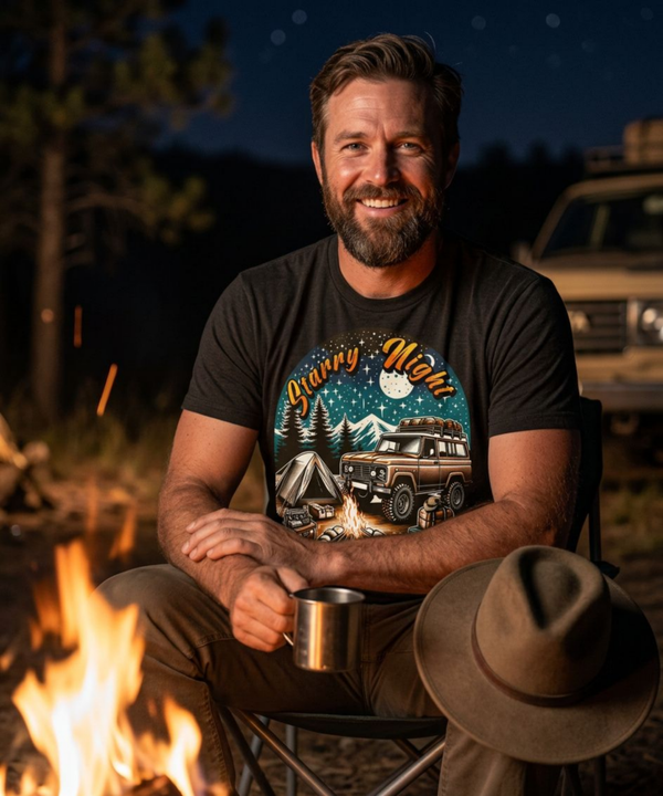 Bonfire Camp T-shirt print