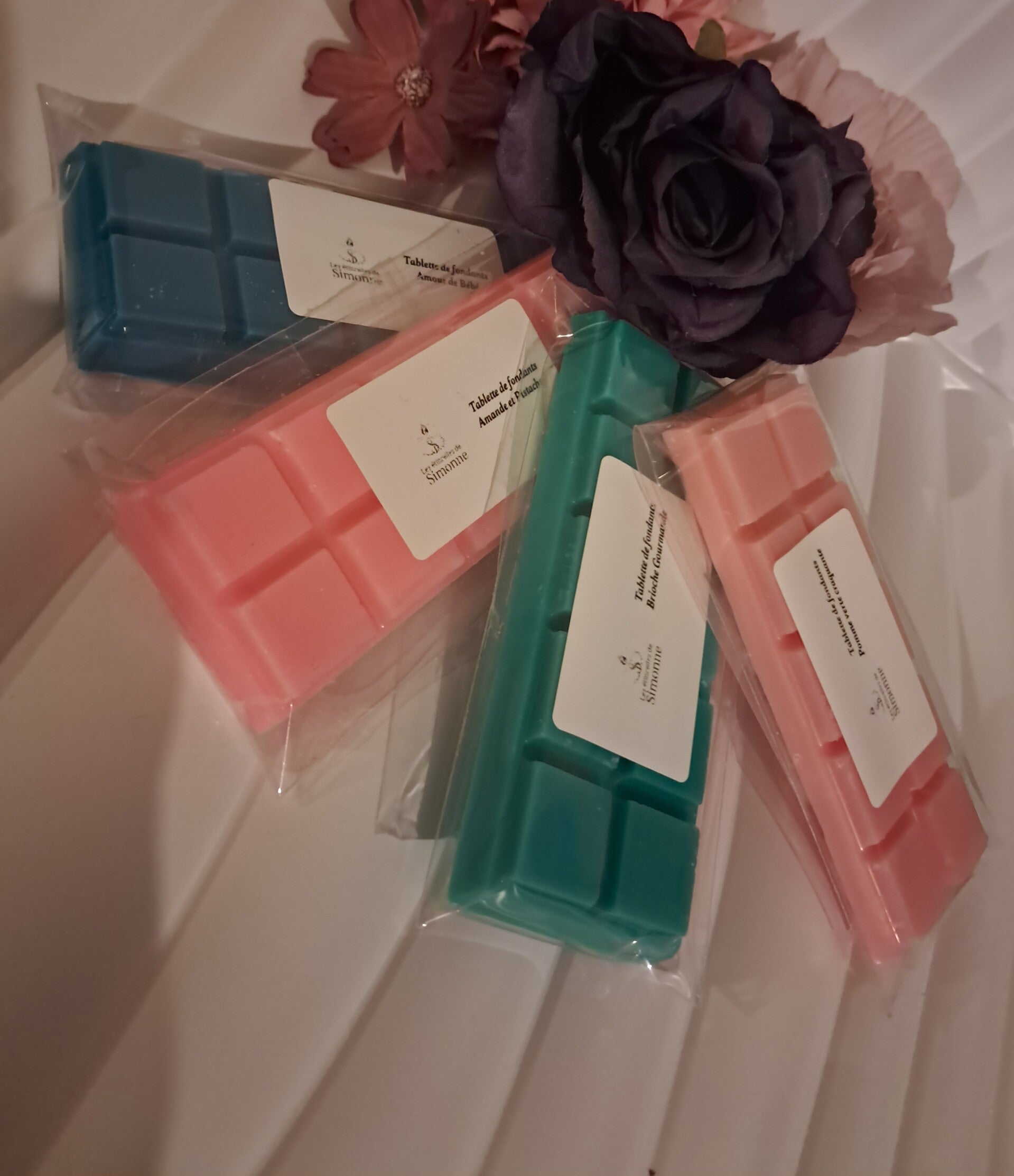 Tablette de fondants Rouge - Pomme verte craquante