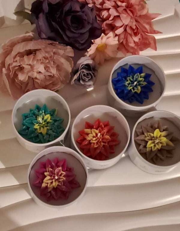 Bougie parfumée Fleur rouge - Air frais