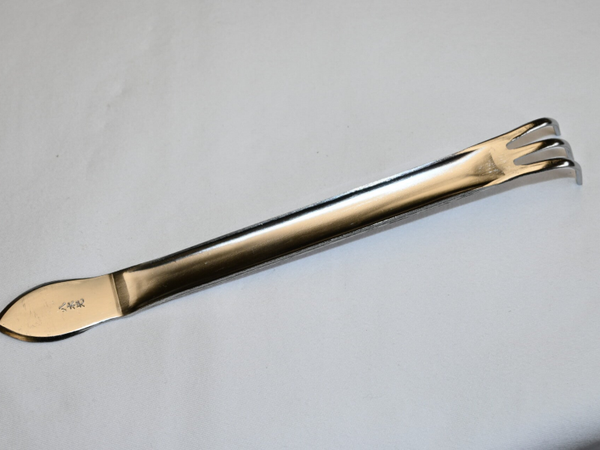 Wortelhaak 22 cm Rvs