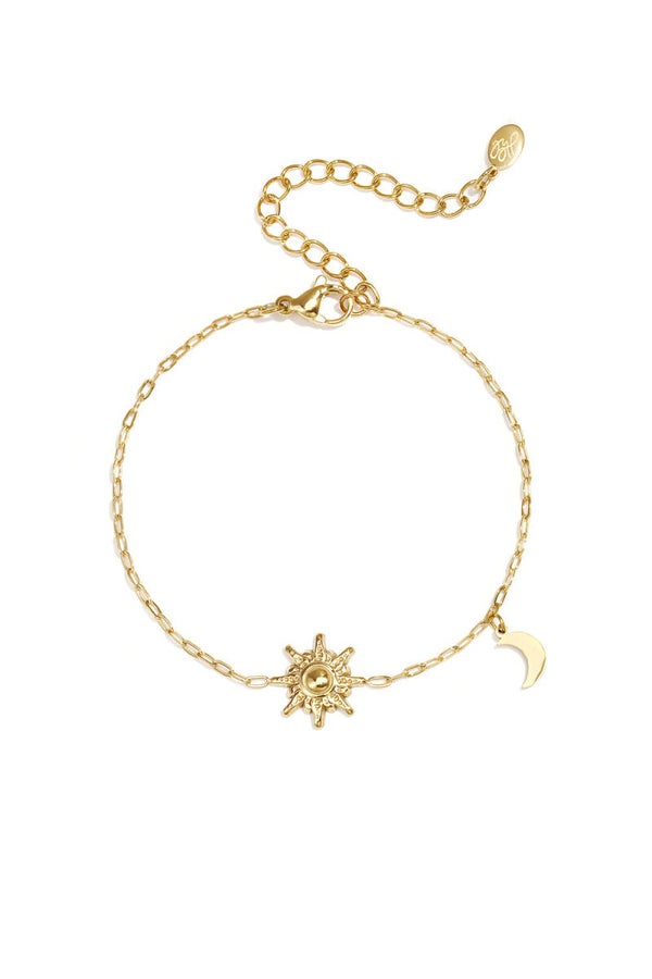 Armbandje 'to the moon and back'