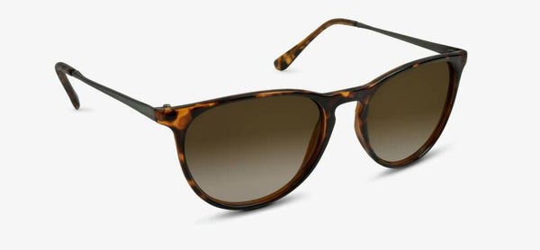 Shockoe brown tortoise frame - gradient amber lens