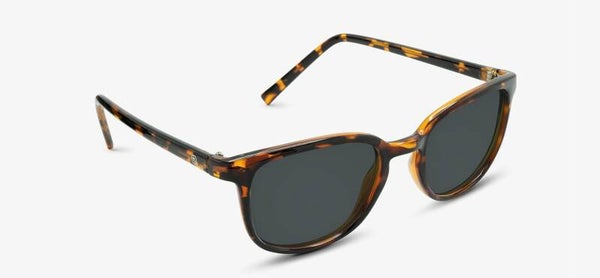 Hatteras brown tortoise frame - green lens