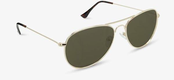 Kitty Hawk gold metal frame - green lens