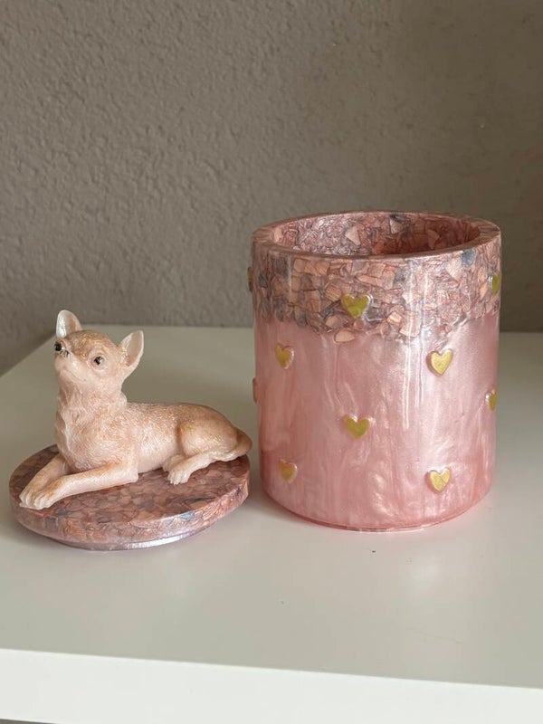 As-urn “chihuahua” rond