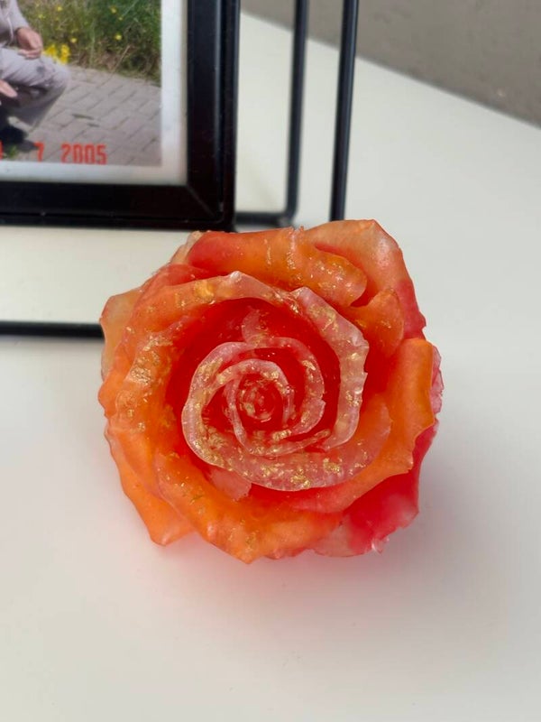 Epoxyroos, in alle kleuren leverbaar