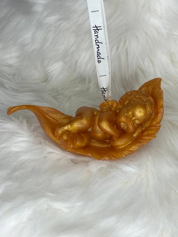 Geboortehanger “baby” in rosegoud