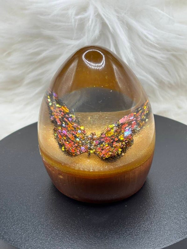 Sfeerlampje “Vlinder” met glitter