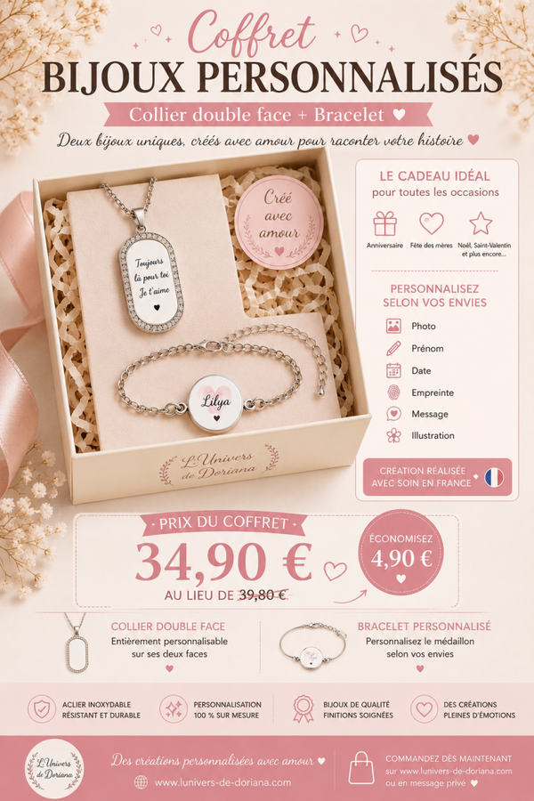 💖 Coffret Bijoux Personnalisés