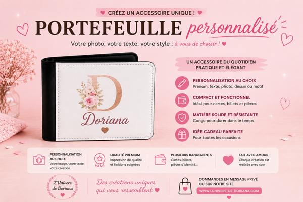 💕 Portefeuille personnalisé
