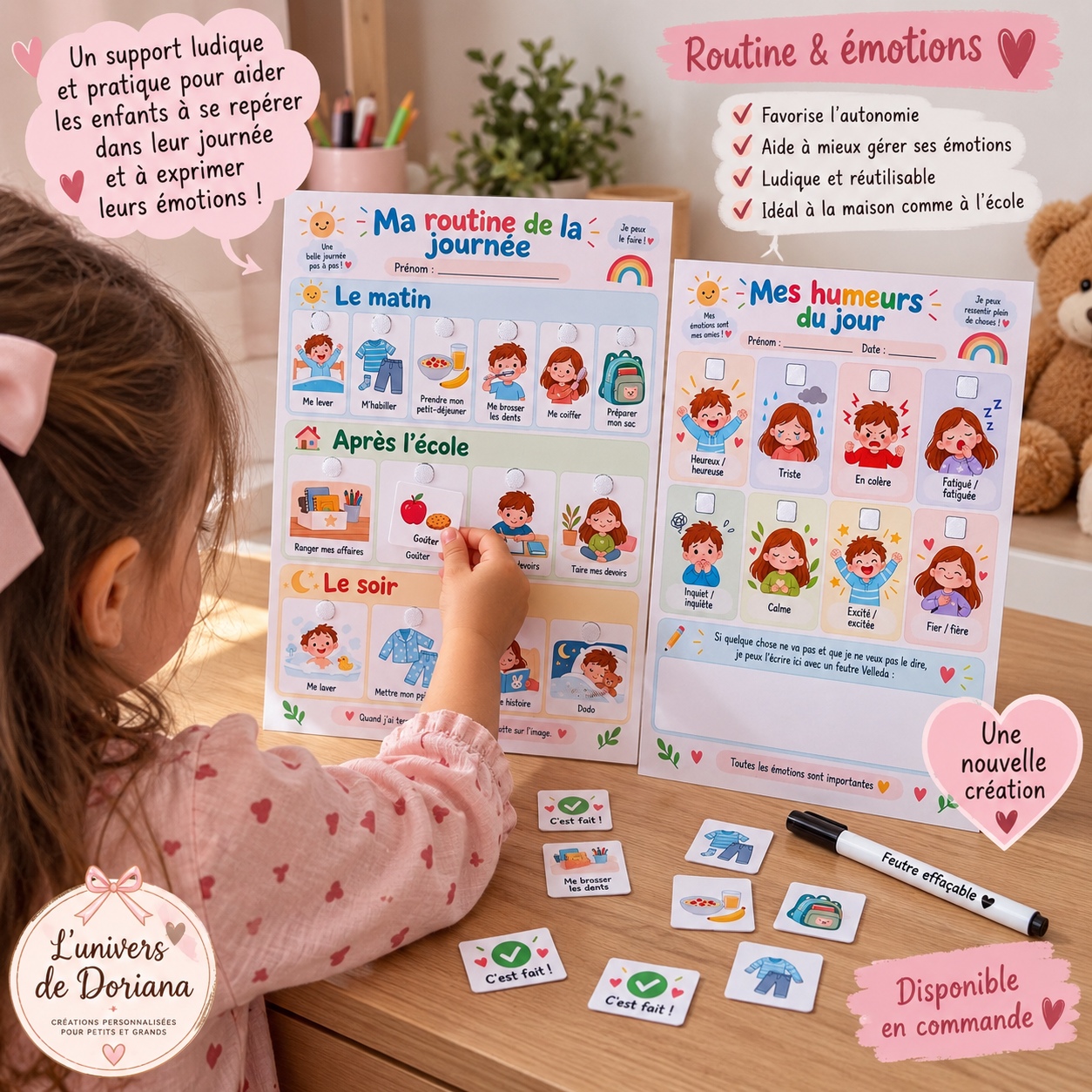 Pack Routine & Émotions – Enfant