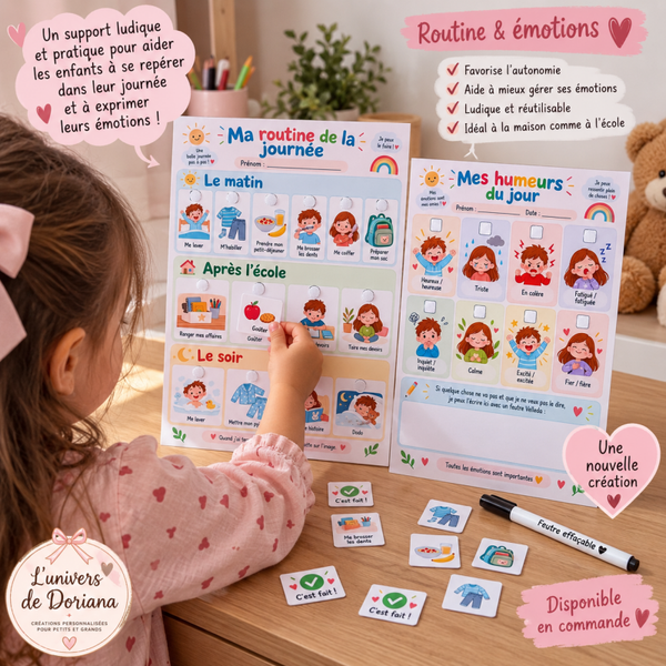 Pack Routine & Émotions – Enfant