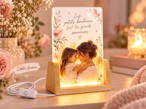 ✨ Cadre lumineux personnalisé