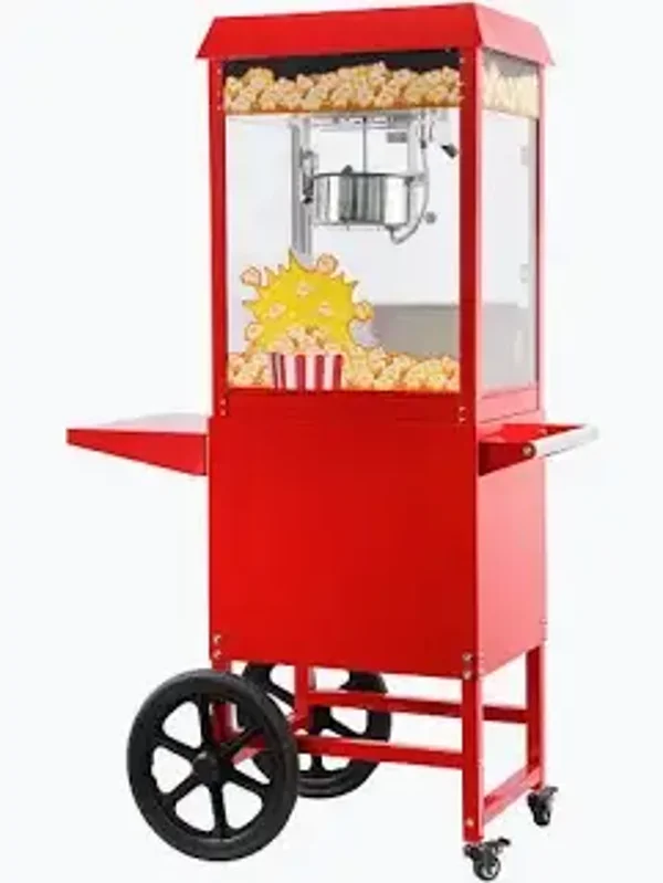 Popcorn toestel met of zonder wielen