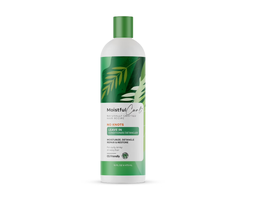 Moistful Curl Leave-in Detangler 473ml - Moeiteloos ontwarren en hydrateren voor veerkrachtige krullen.