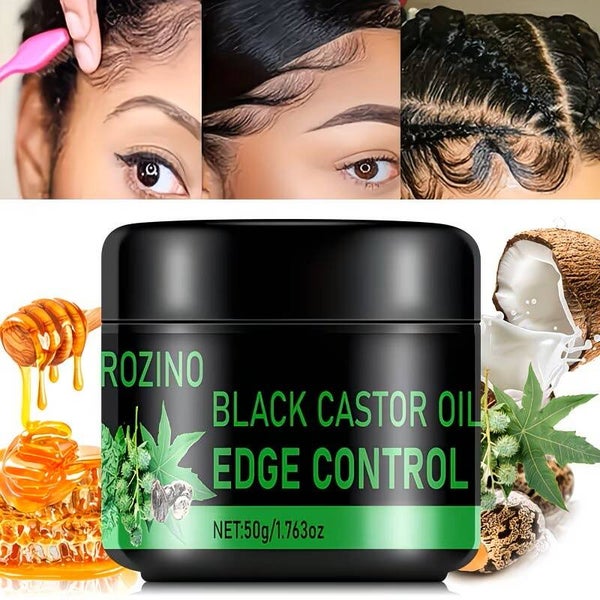 Black Castor Oil Hairwax and Edgecontrol  5 stuks