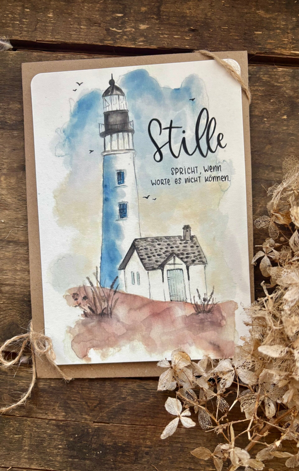 Stille spricht, wenn Worte es nicht können