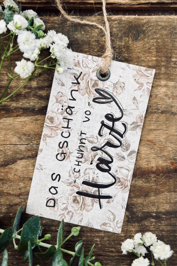 Das Gschänk chunnt vo Härze