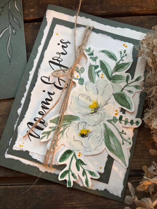 Hochzytschärti "Blueme"