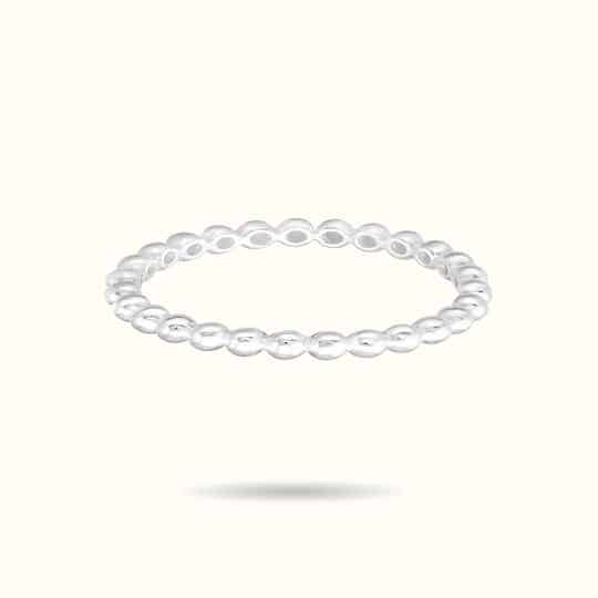 XOJO BUBBLE RING - SILVER