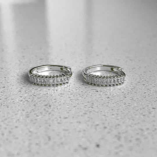 ANNA EARRINGS - SILVER