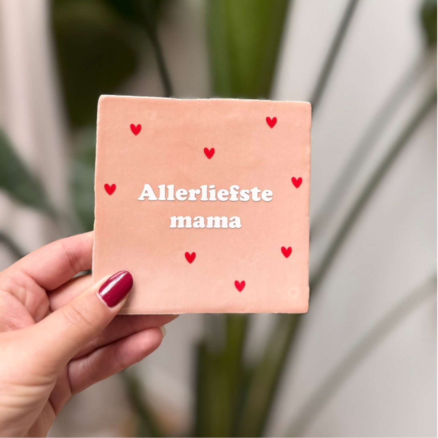 Allerliefste mama - vinyl tegel