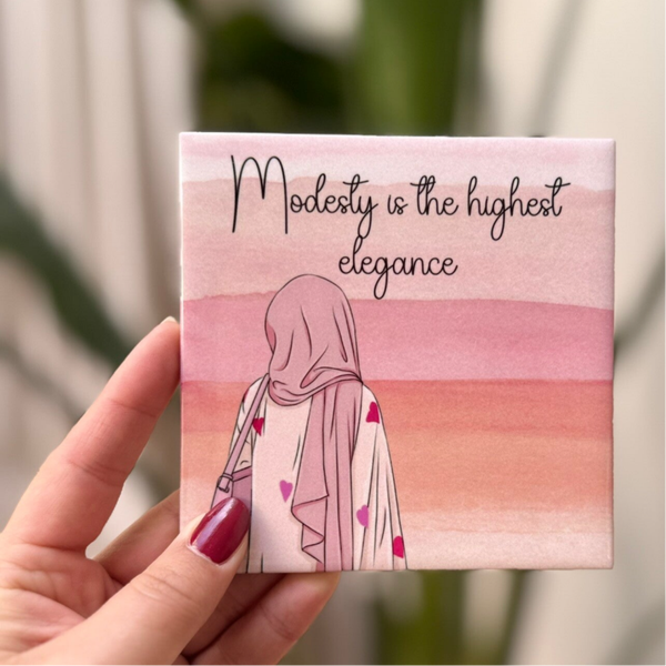 Modesty is the highest elegance