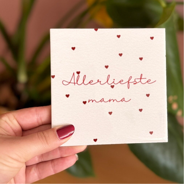 Allerliefste mama - hartjes