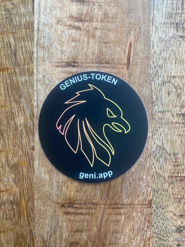 GENIUS-TOKEN sticker geni.app