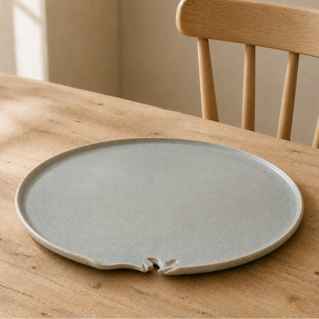 Serveerschaal blauw