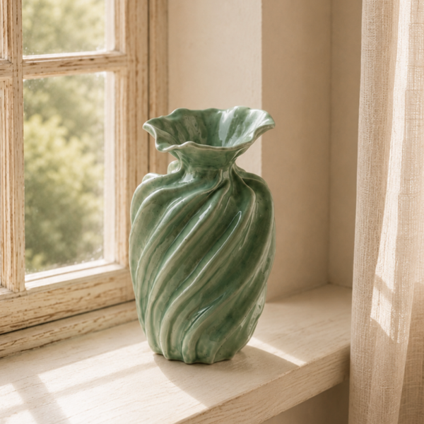 Vaas twist groen