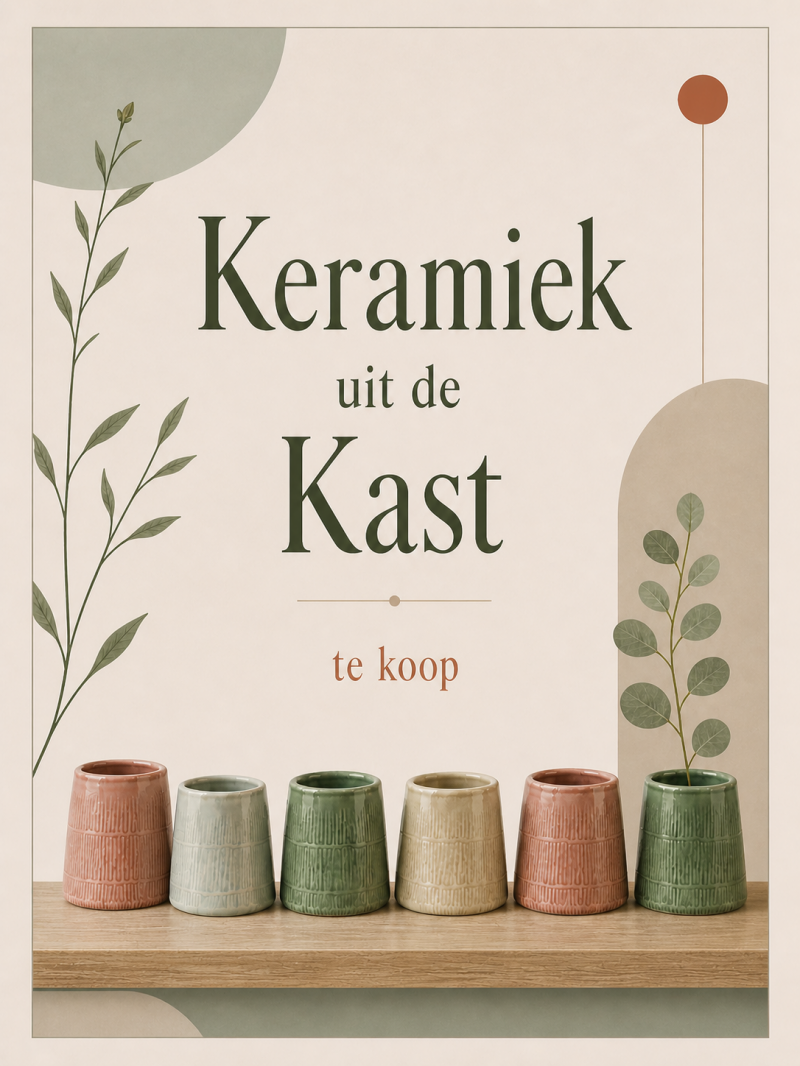 Poster van keramiek uit de kast