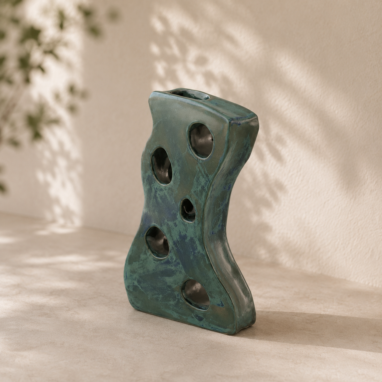 Vaas groen blauw