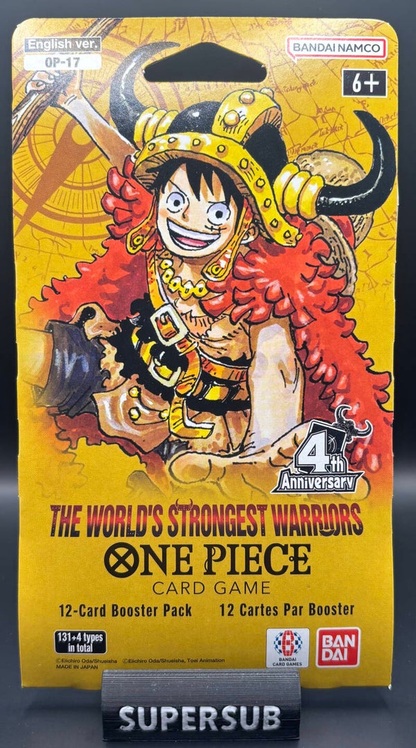 One Piece - OP-17 Sleeved Booster English (The World's Strongest Warriors)