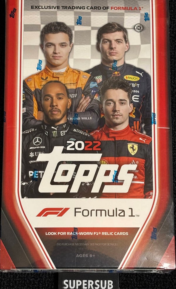 Topss 2022 Formula 1 Racing Hobby Box (Raceworn Relics)
