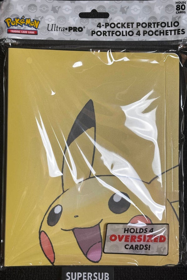 Ultra PRO - 4-Pocket Pokémon Pickachu Binder