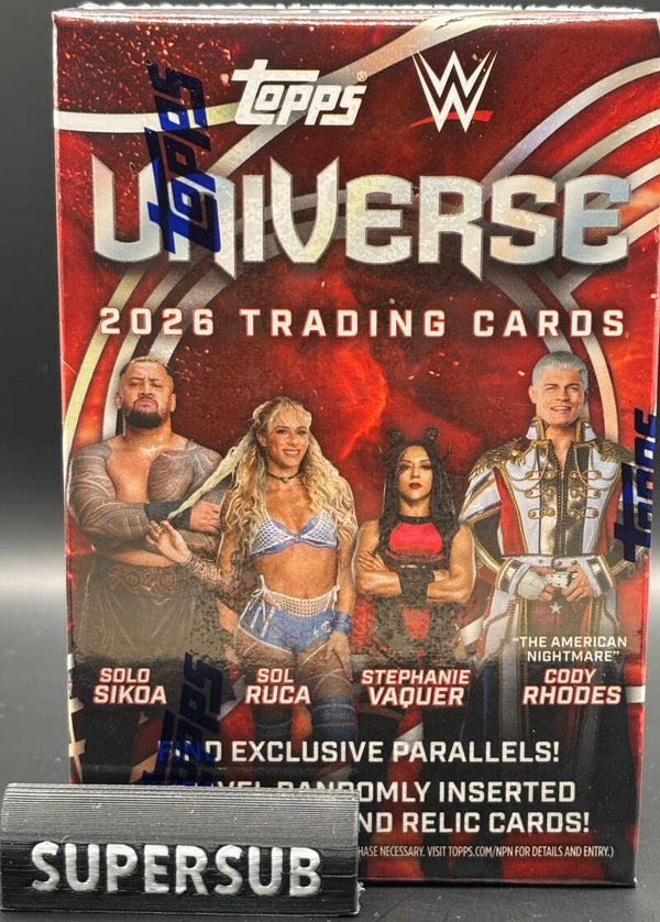 Topps Universe WWE 2026 Blaster Value Box