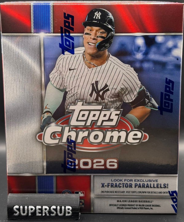 Topps Chrome Baseball 2026 Mega Box