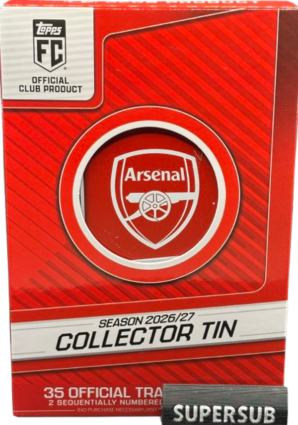 Topps Collector Tin Arsenal 2026-27