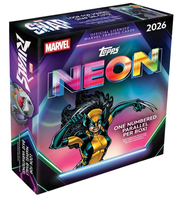 Topps Marvel Neon 2026 Mega Box