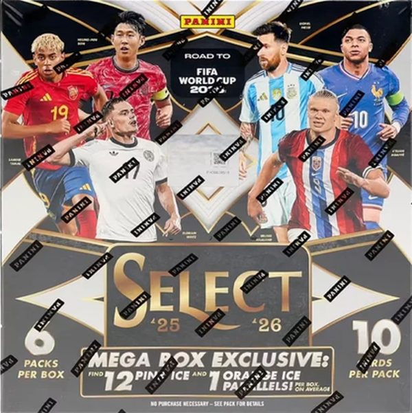 Panini Select Fifa World Cup 2025-26 Mega Box