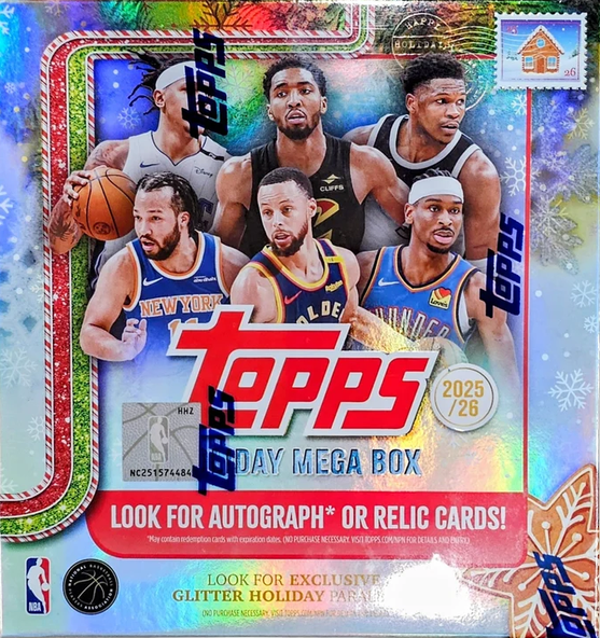 Topps Holiday Basketball NBA 2025-26 Mega Box