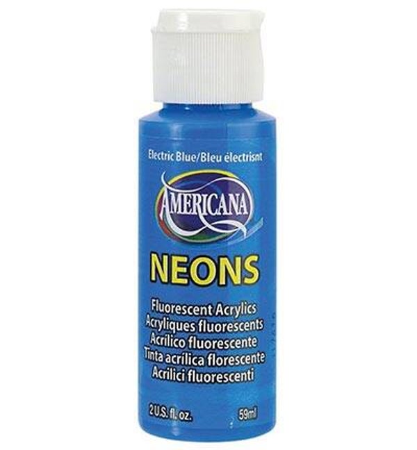 DecoArt Americana Neon Electric Blue