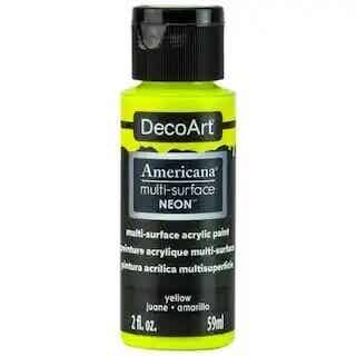 DecoArt Americana Multi-surface Neon Yellow