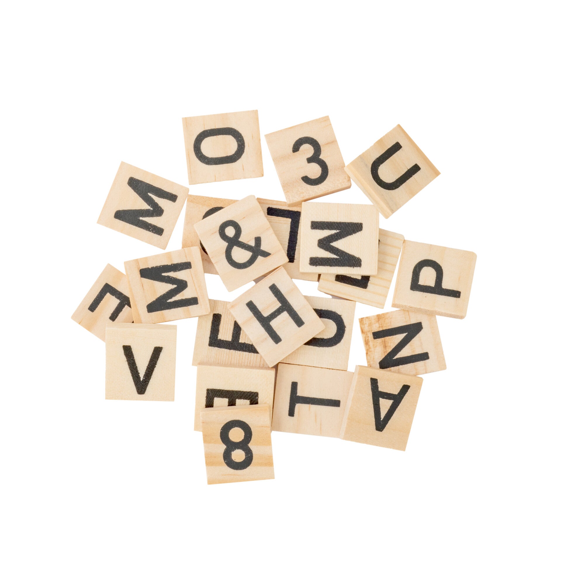 Houten letters & cijfers