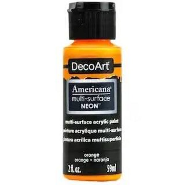 DecoArt Americana Multi-surface Neon Orange